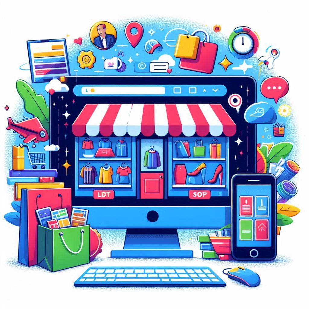 online web shop  elements