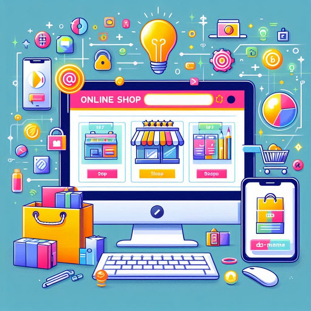 online web shop  elements