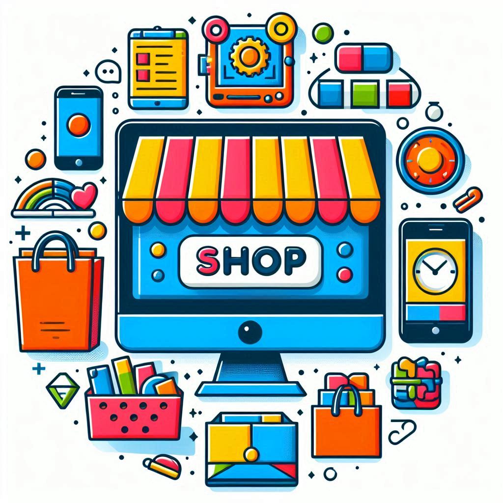 online web shop  elements